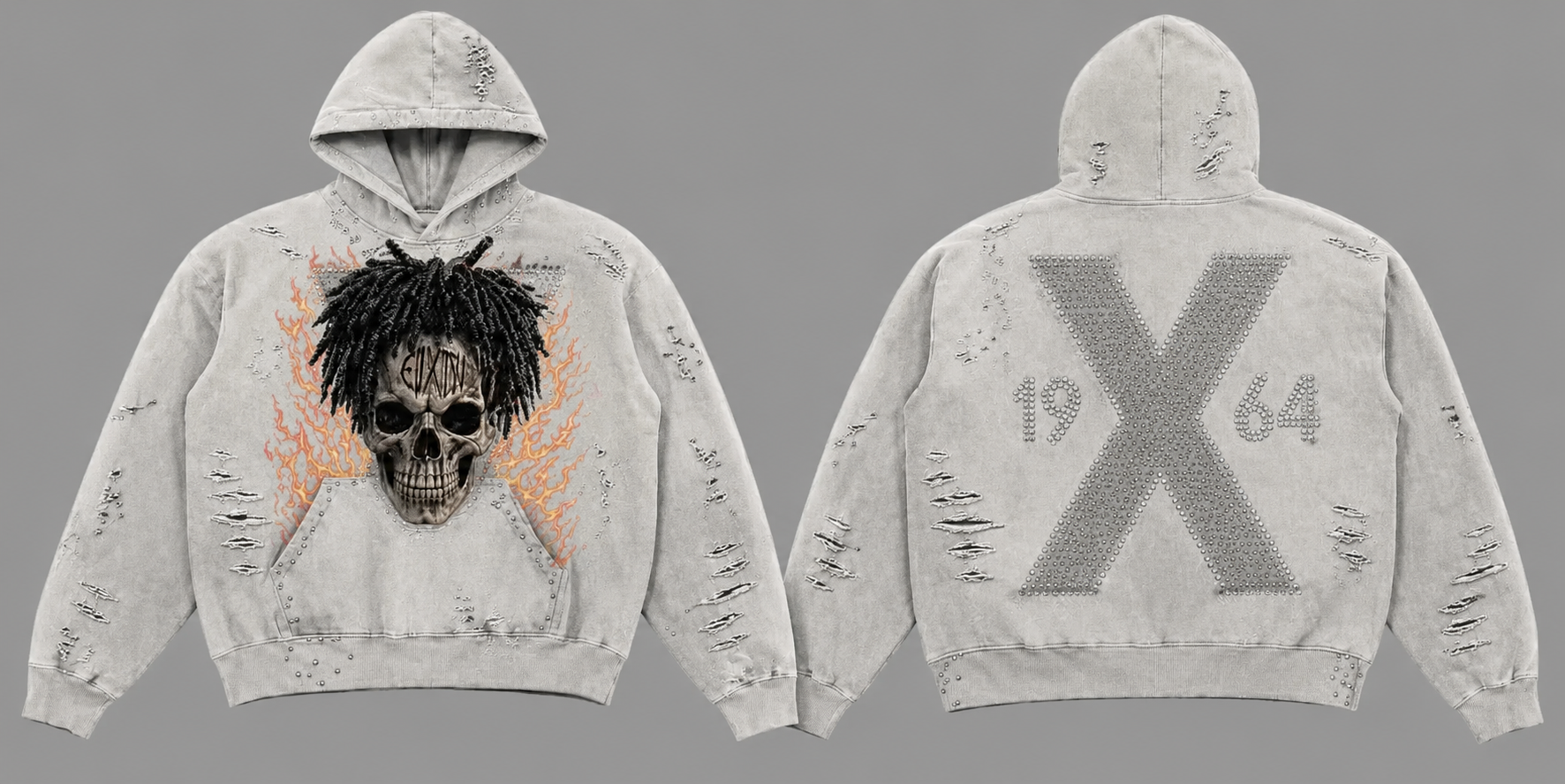 Burnin’ Flame Hoodies