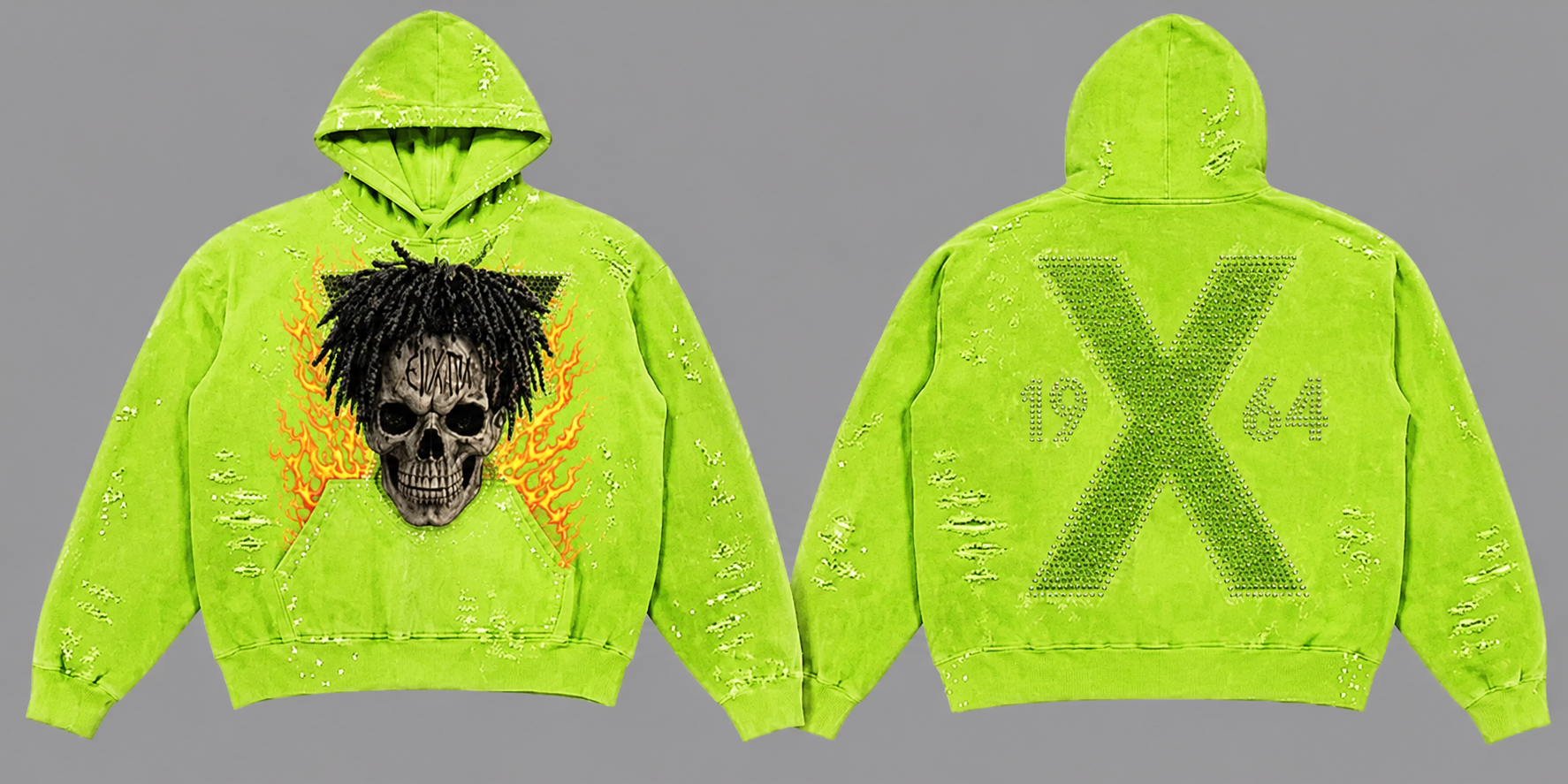 Burnin’ Flame Hoodies