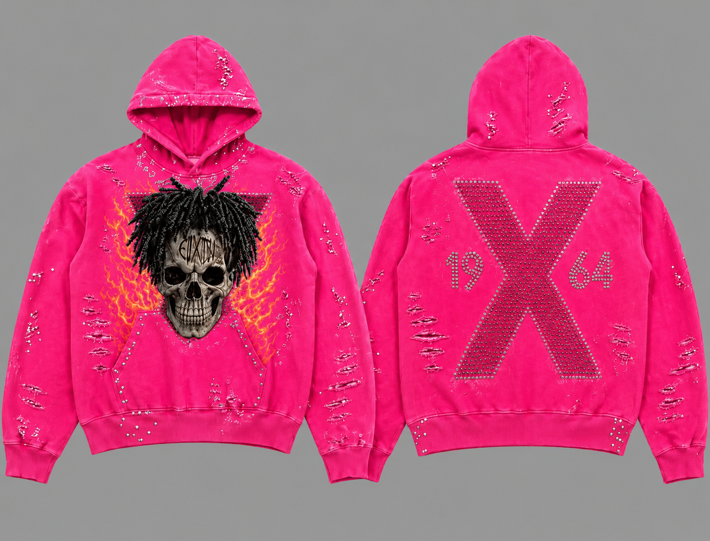 Burnin’ Flame Hoodies